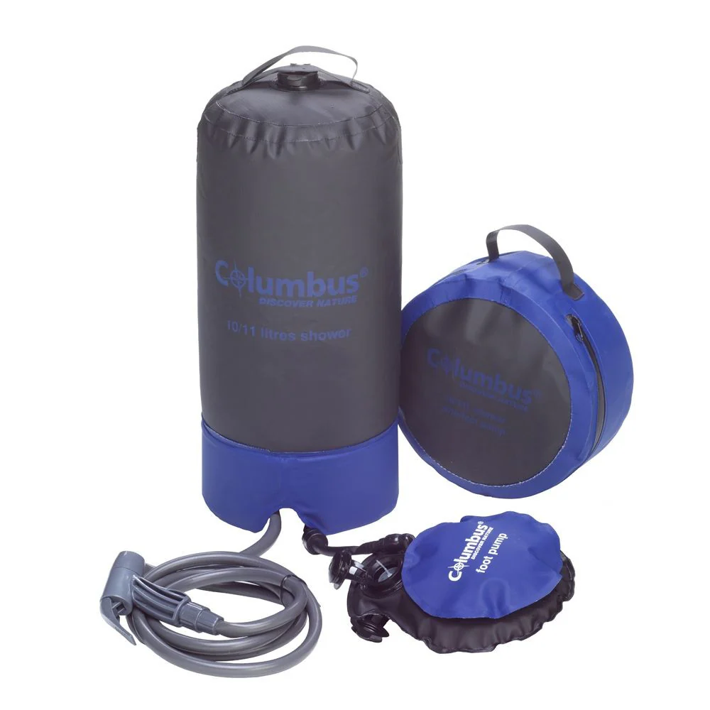 Columbus CAMP SHOWER - Shower with foot pump