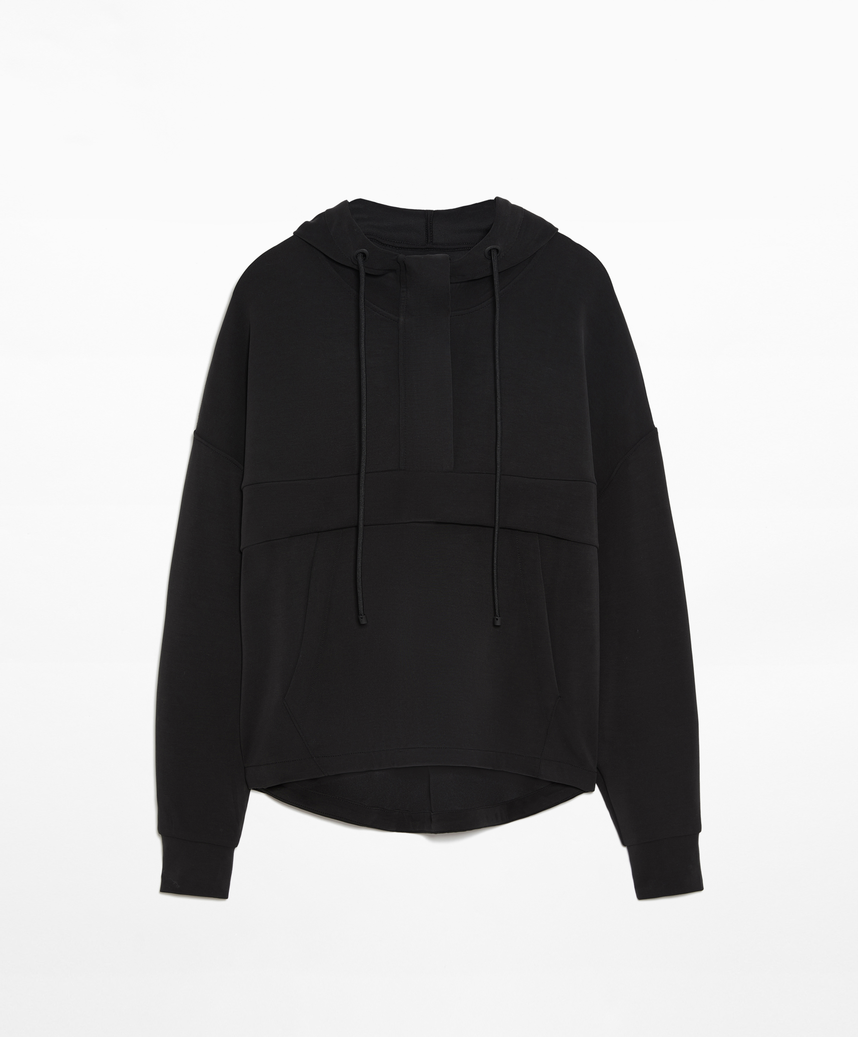 OYSHO Soft-touch sweatshirt with modal and zip
