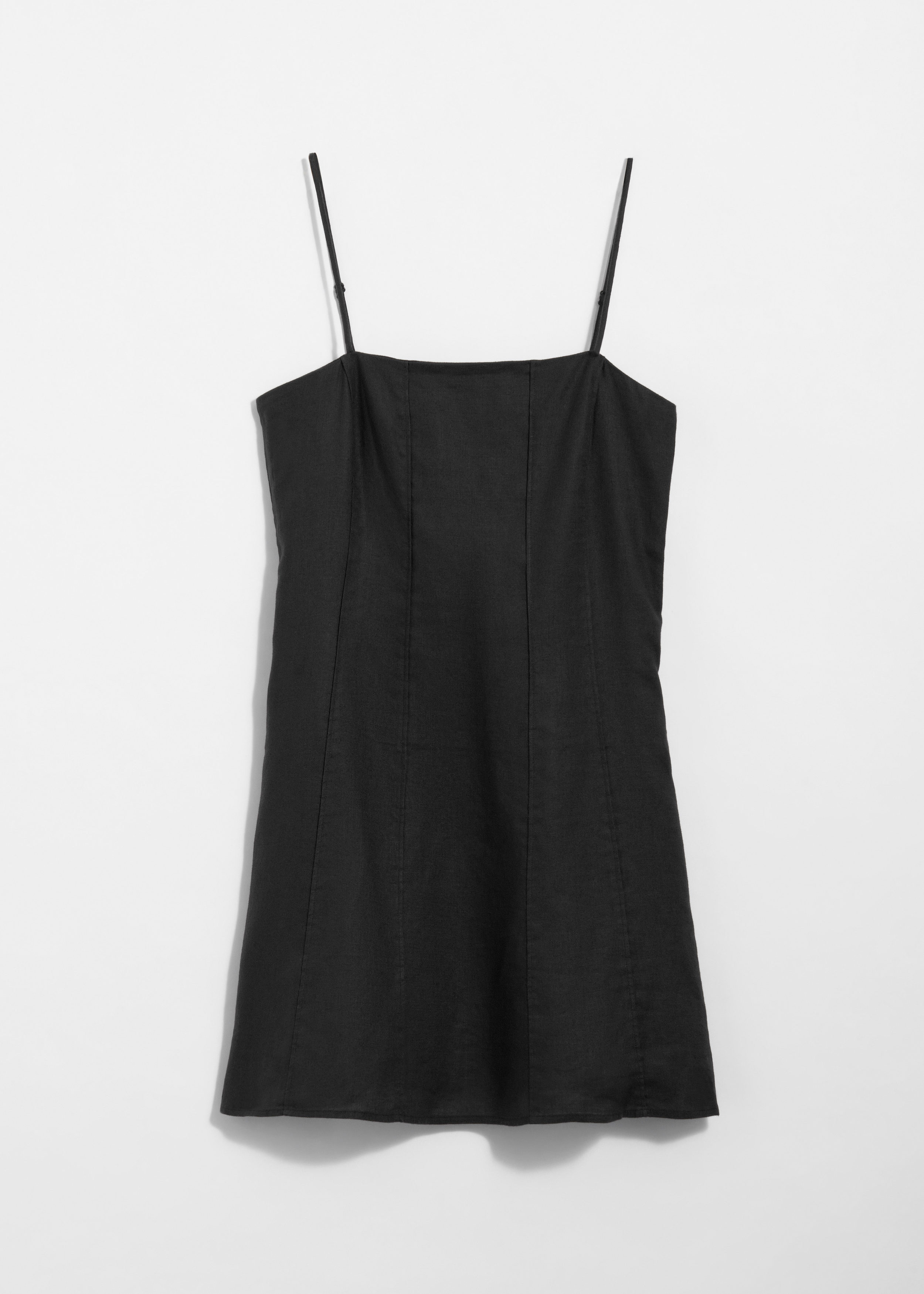 & Other Stories STRAPPY LINEN MINI DRESS