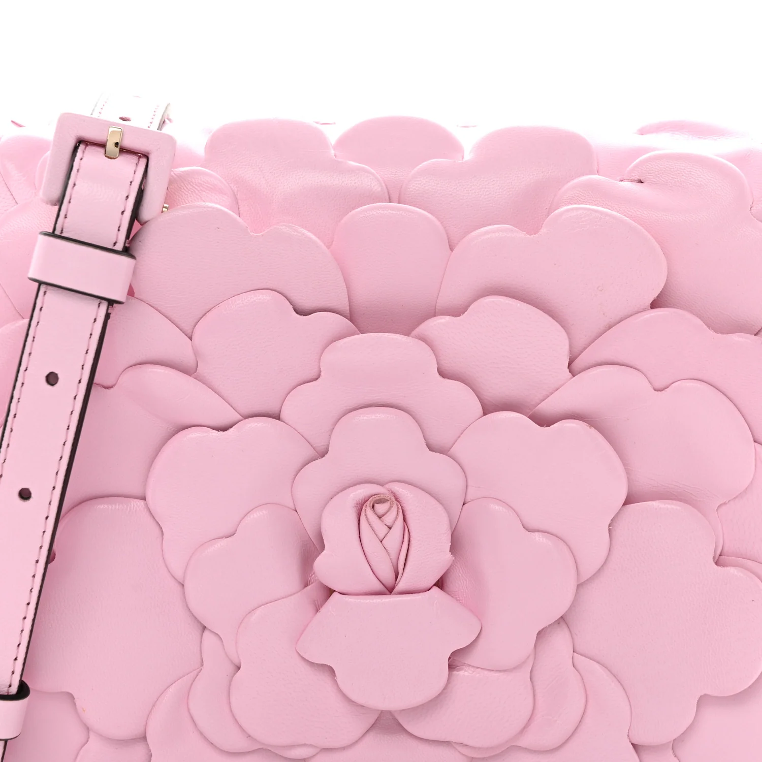Nappa Atelier 03 Rose Edition Small Flap Crossbody Bag Pink Borealis - Top Club