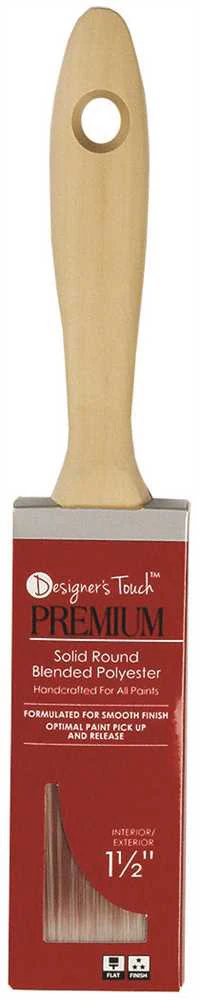 Designer Touch&trade; Premium Poly Varnish Brush, 1-1-2 In. - CPC Painting, Inc.