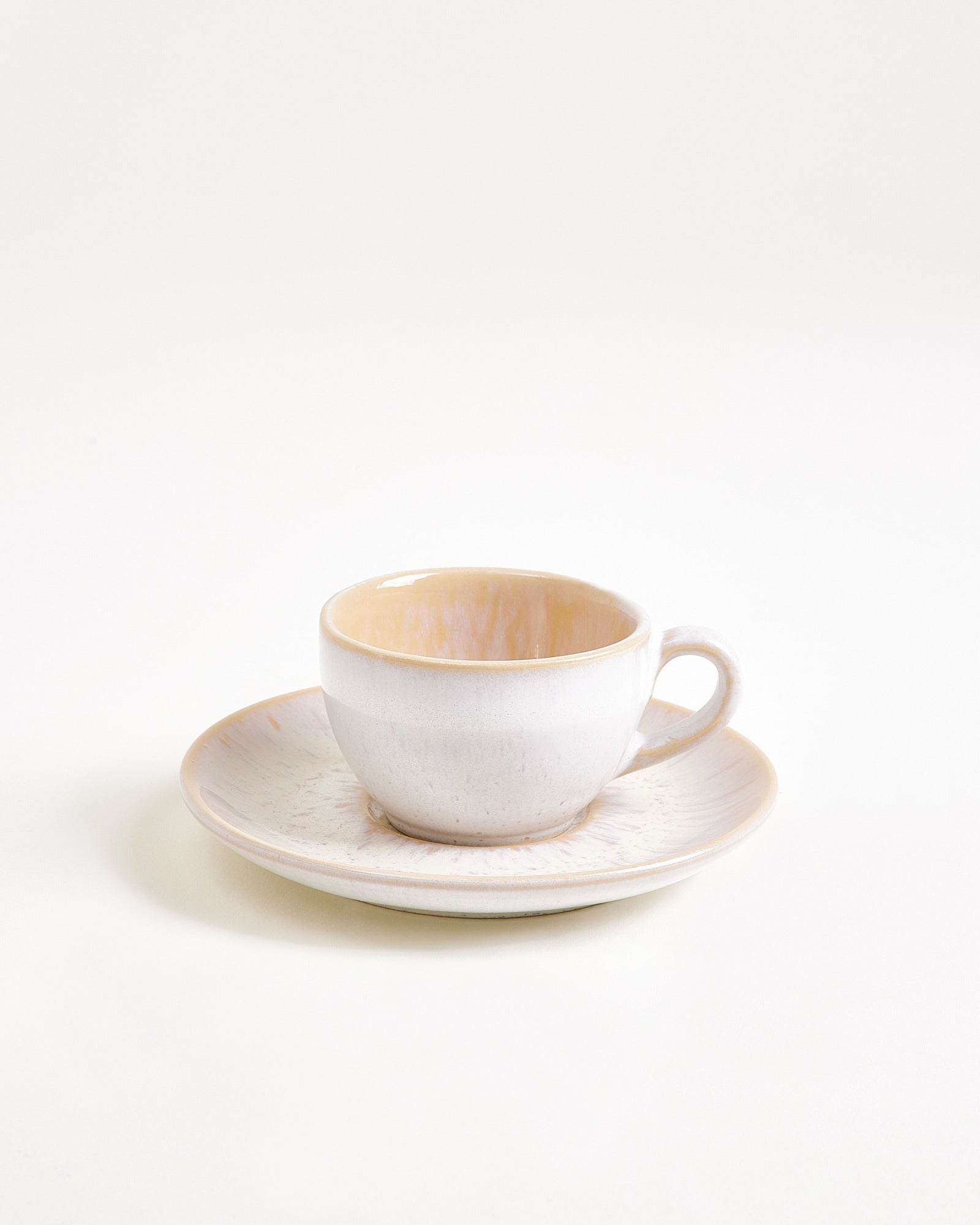 Areia Espressotasse & Espressountertasse classic sand 4er-Set