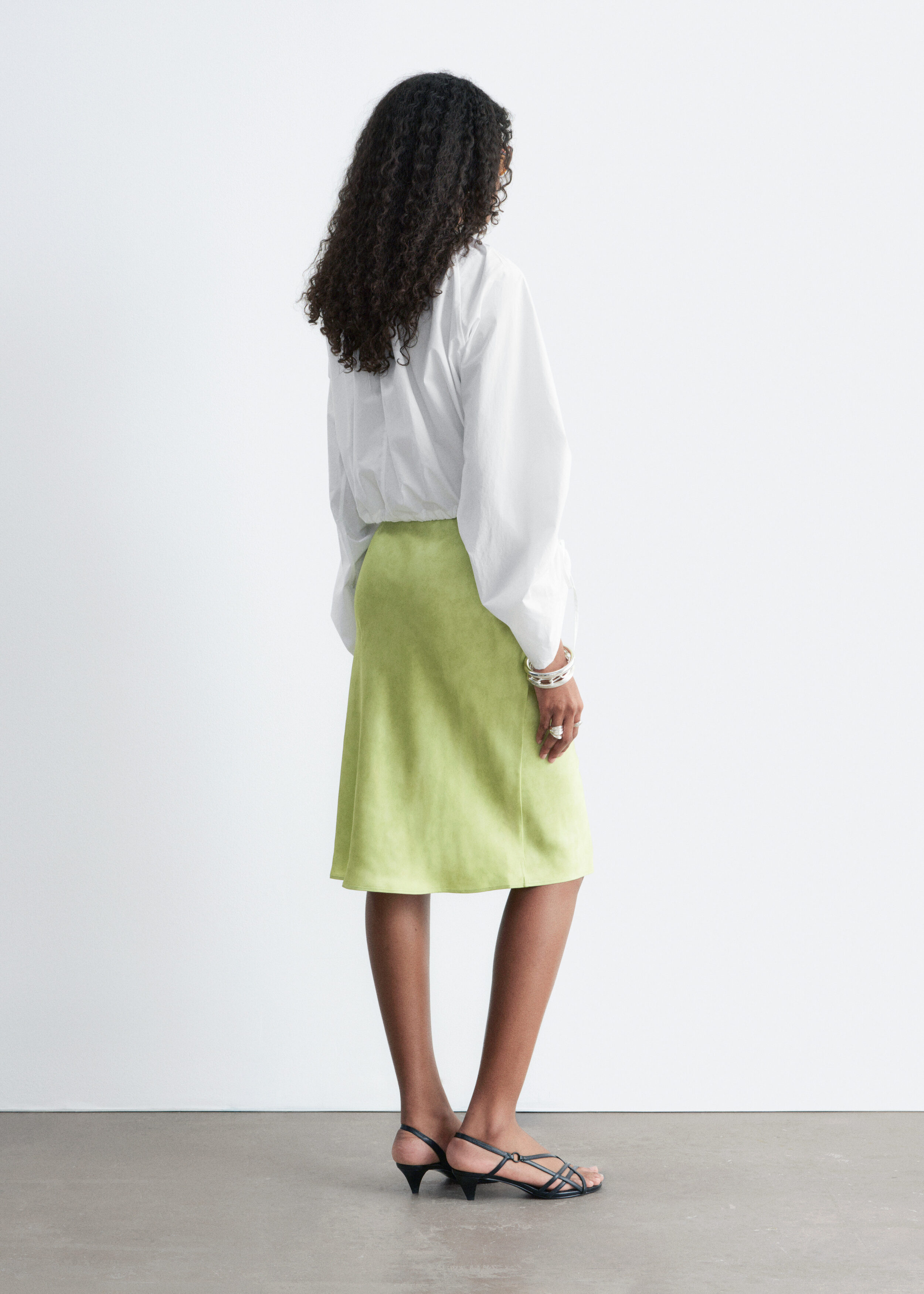 & Other Stories SCULPTURAL DRAWSTRING BLOUSE