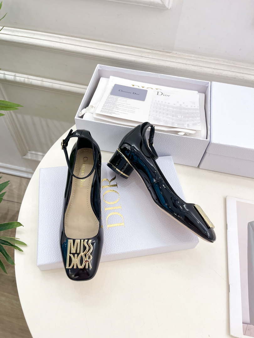 Dior KDV266VNI Miss Dior Pump 40mm Patent Calfskin D82986 - Sneaker Replica Workshop