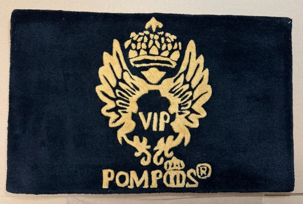 Pompöös by Doormat VIP Crown by Harald Glööckler Black / Gold 80 cm