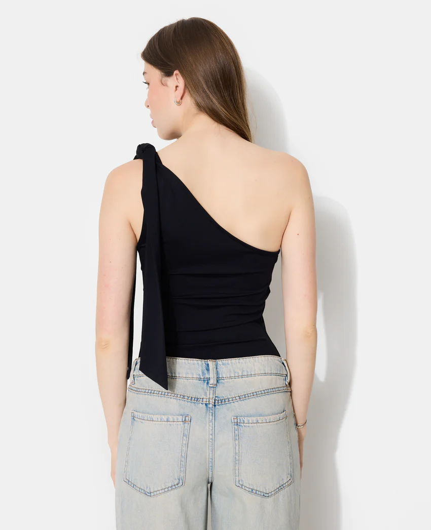 Pimkie Top asymétrique avec nœud sur épaule