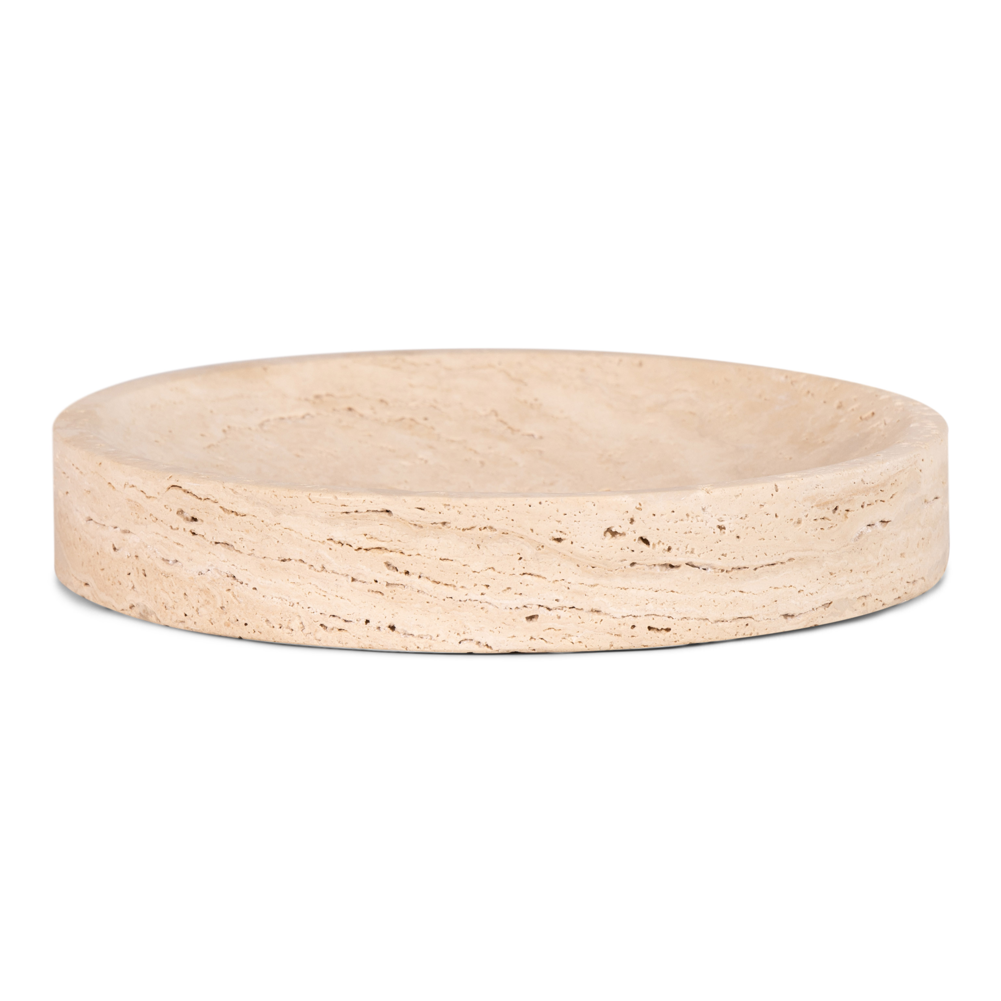 Schaal Travis beige travertin