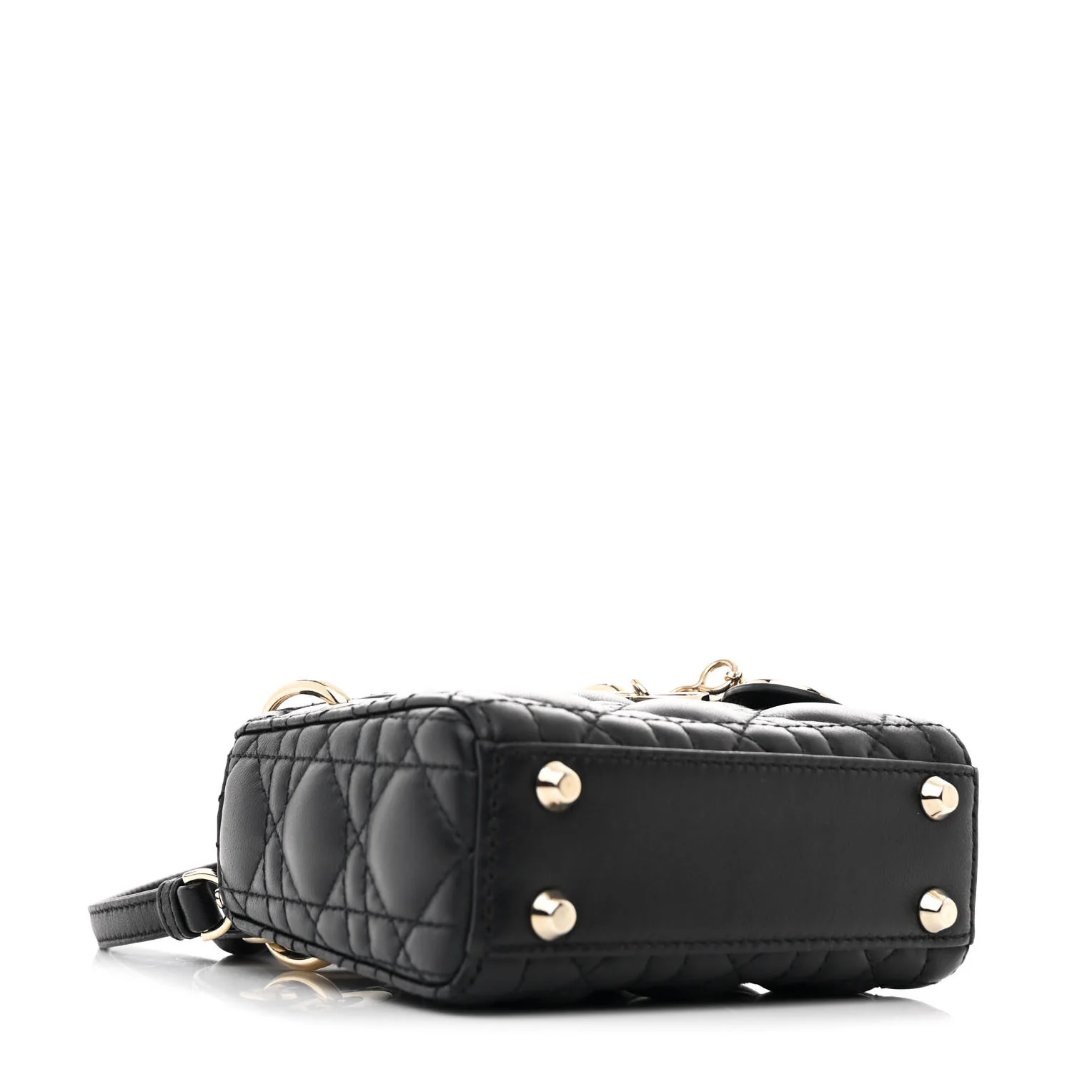Lambskin Cannage Micro Lady Dior Black - Top Club