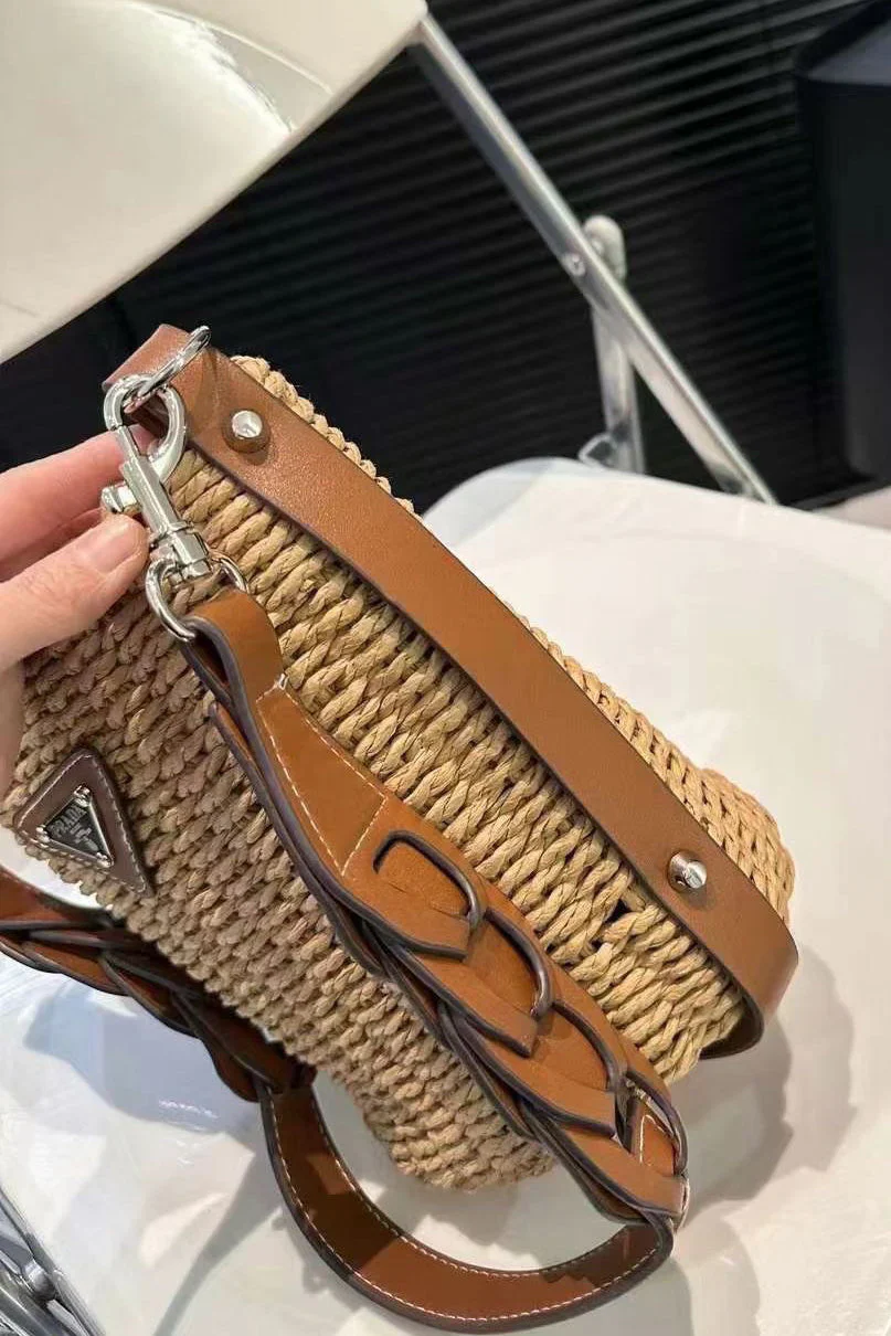 Prada Woven Bucket Bag - Top Club