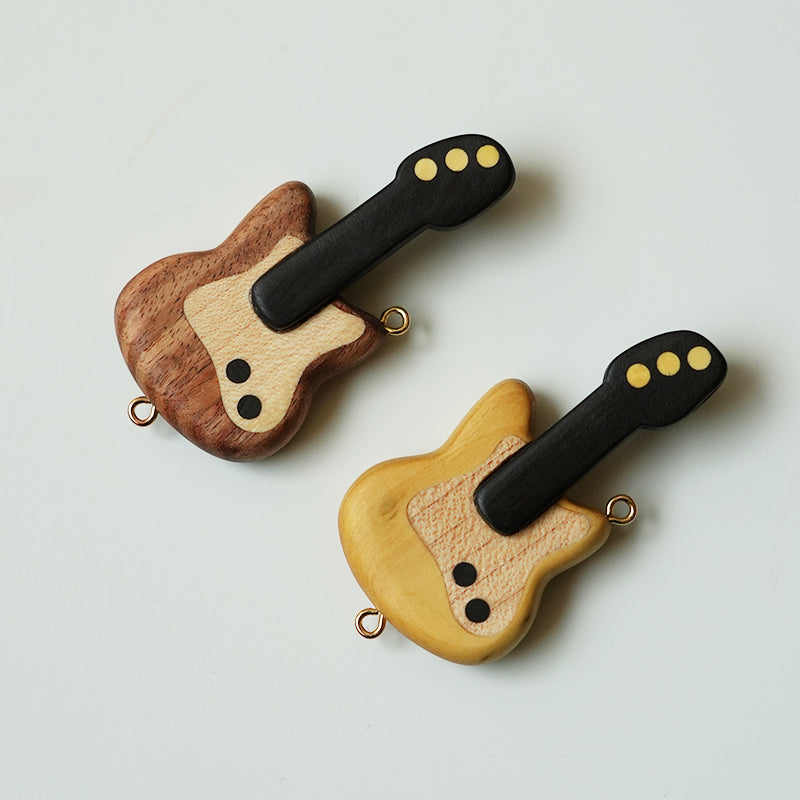 Small guitar refrigerator magnet