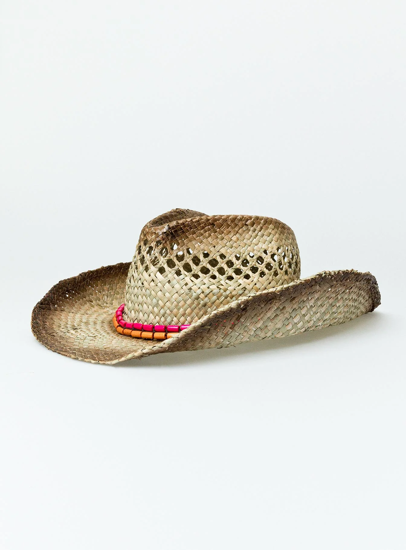 Hayward Cowboy Hat Brown / Pink