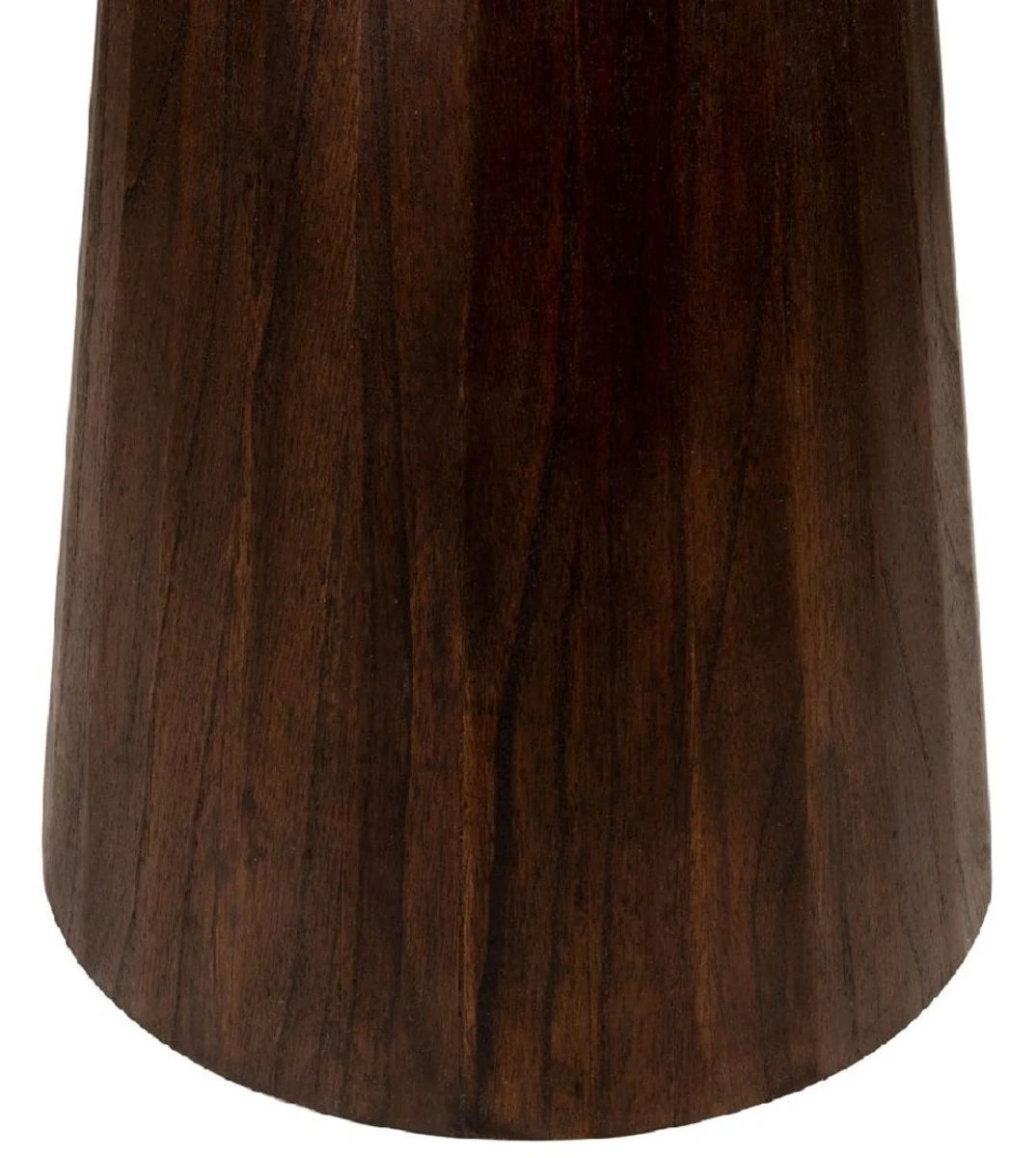 Luxury dining table dark brown Ø 80 x H. 76 cm - Round solid wood kitchen table - Dining room furniture - Kitchen furniture - Luxury furniture - Luxury furnishings