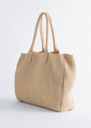 & Other Stories PAPER STRAW TOTE BAG