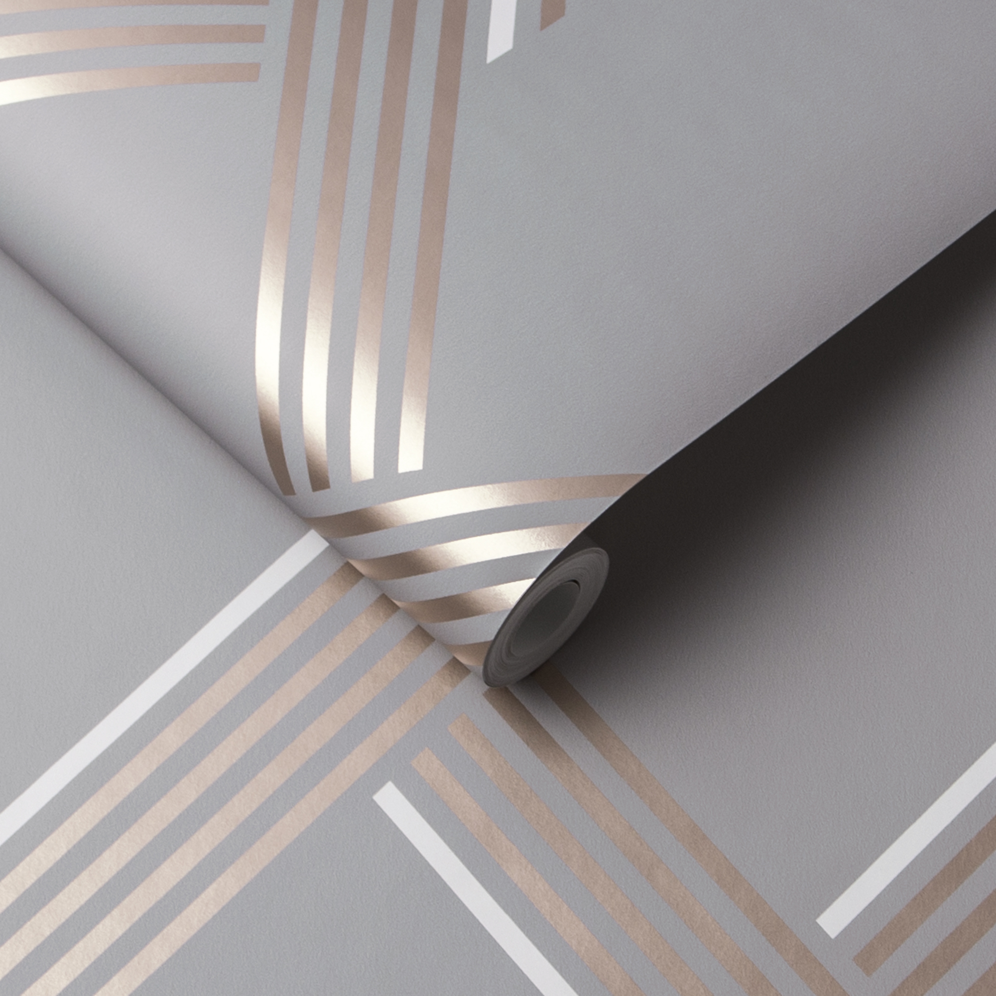 Graham & Brown  vliesbehang  Vector Rose Gold Graham & Brown  vliesbehang  Vector Rose Gold
