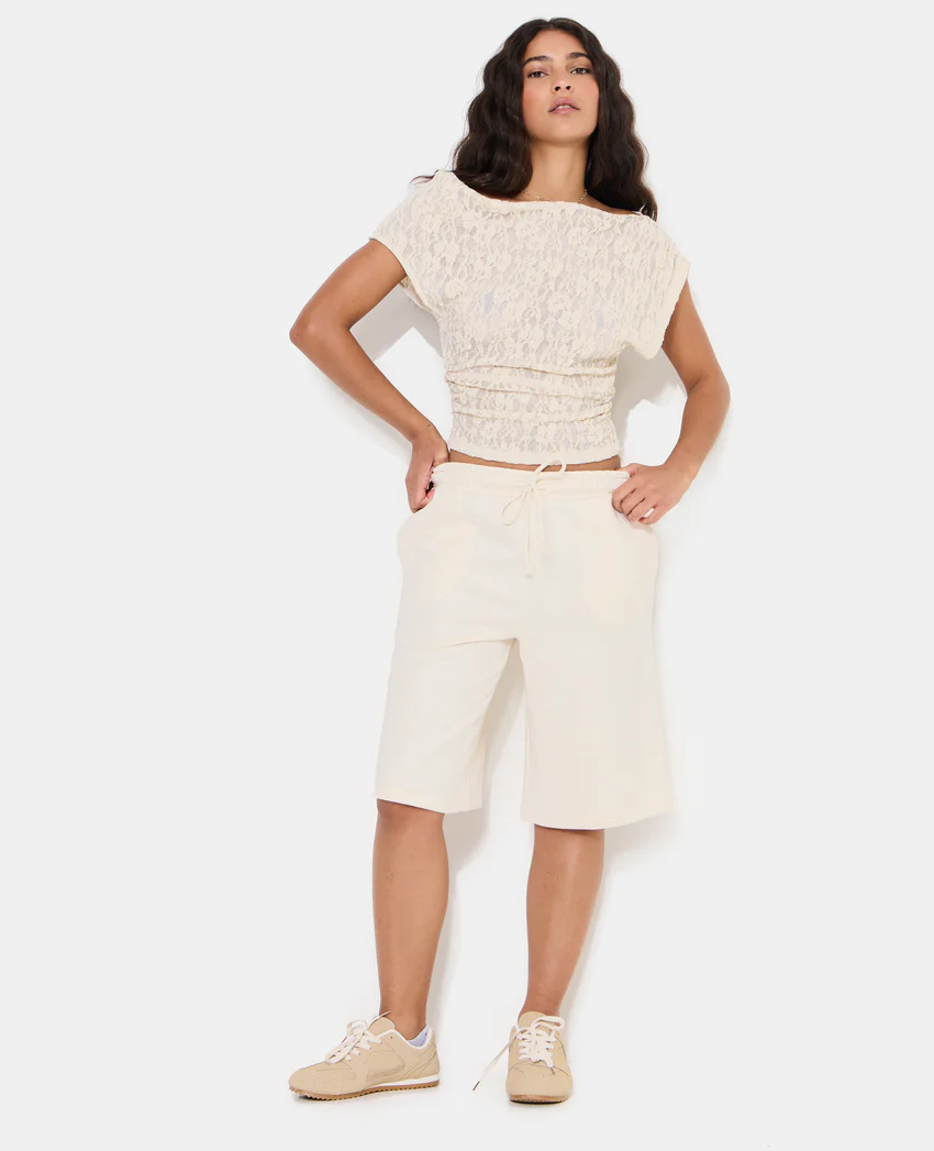 Pimkie Bermuda en molleton taille élastiquée