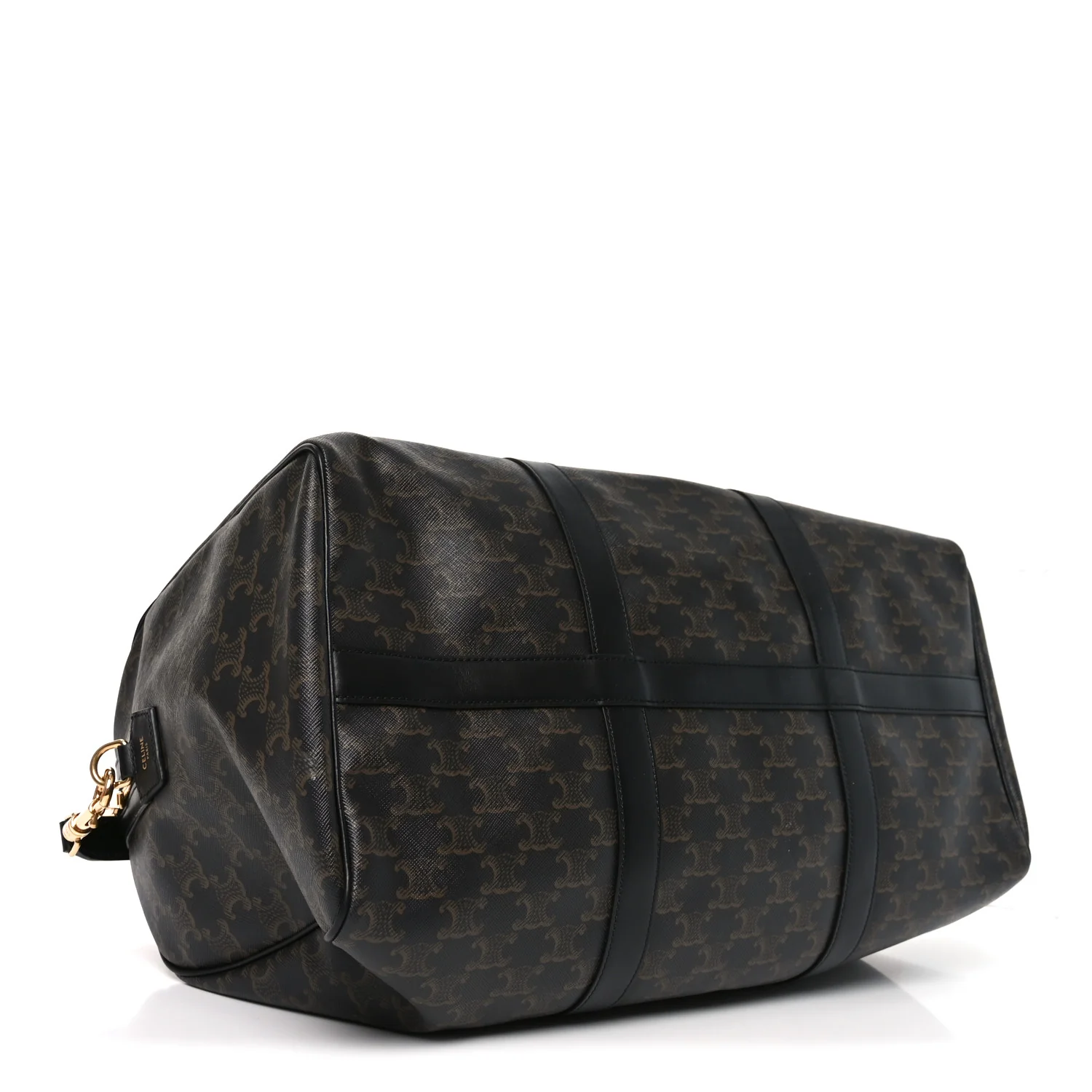 Triomphe Canvas Medium Voyage Duffle Black - Top Club
