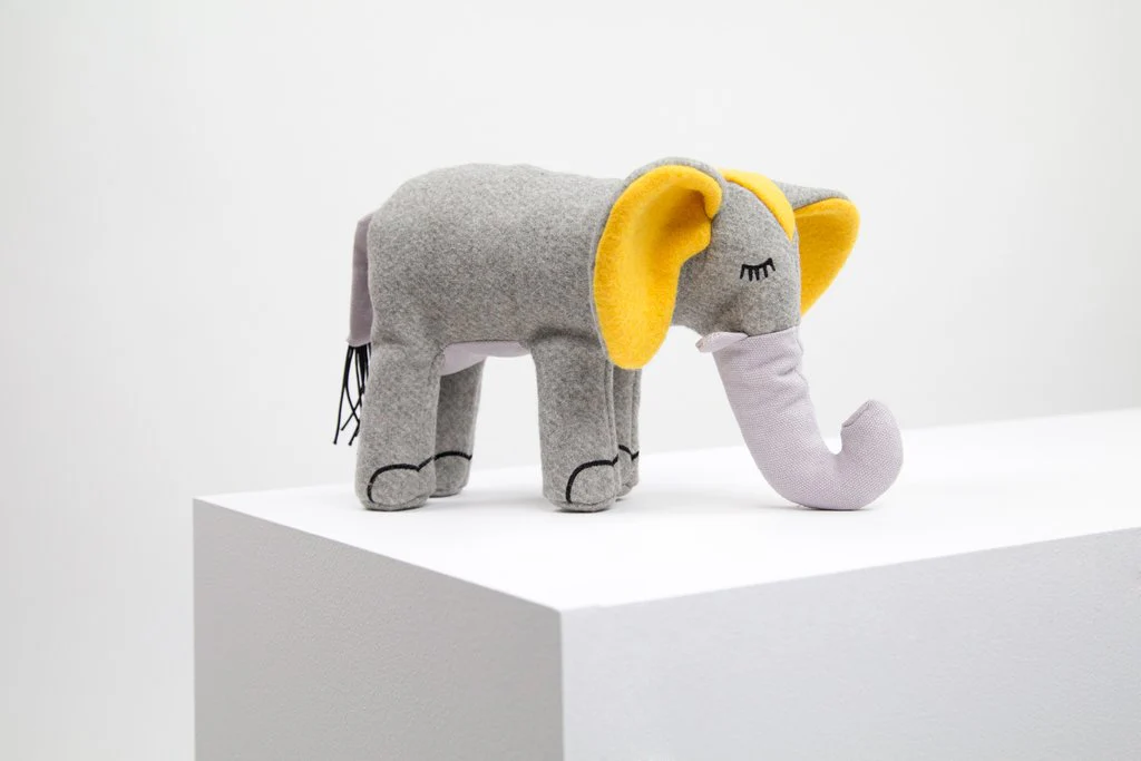 MaxBone Elsie the Elephant Squeaky Plush Dog Toy (FINAL SALE)