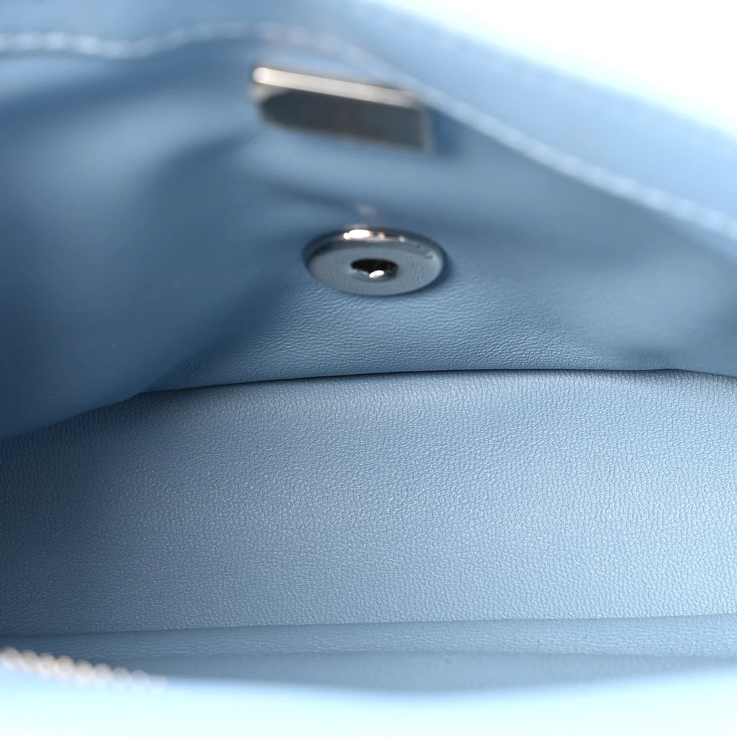 Denim Strass Evening Flap Bag Blue - Top Club