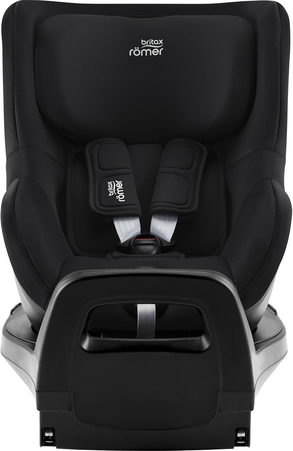 BRITAX RÖMER Seggiolino Auto DUALFIX 2 Z-LINE Girevole a 360° ISOFIX Bambini da 61 a 105 cm i-SIZE (Gruppo 0+/1) da 3 Mesi a 4 Anni, Space Black