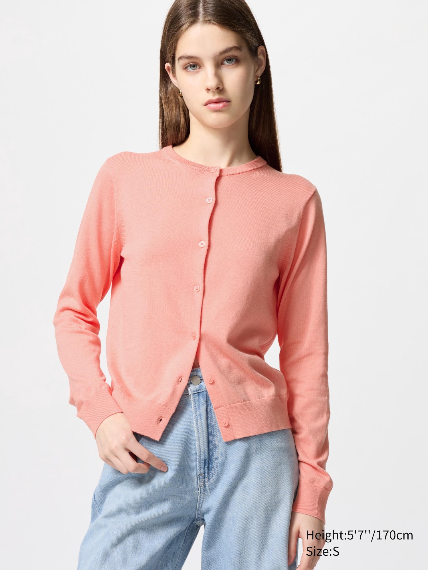 Crew Neck Cardigan