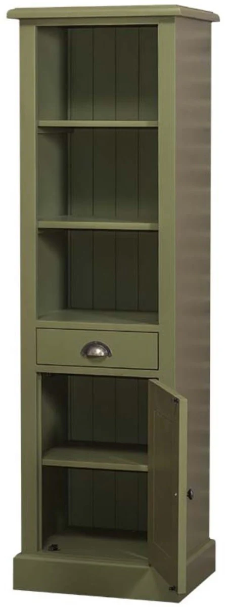 Country house style bathroom cabinet green 49 x 39 x H. 160 cm - bathroom furniture in country house style