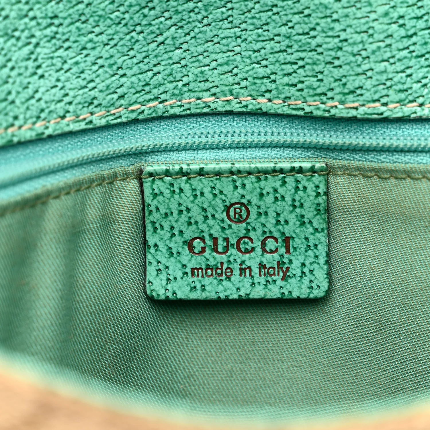 Monogram Satchel Bag Turquoise - Top Club