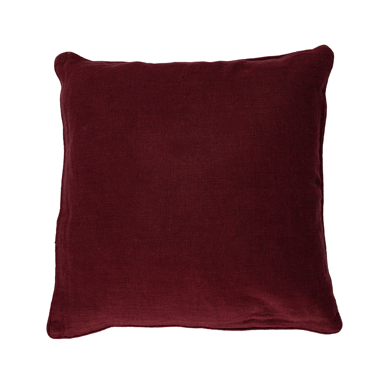 Sierkussen linnen washed aubergine