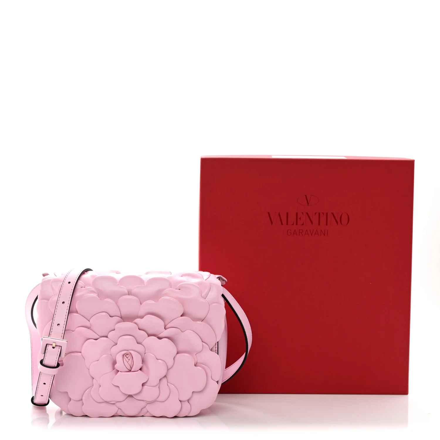 Nappa Atelier 03 Rose Edition Small Flap Crossbody Bag Pink Borealis - Top Club