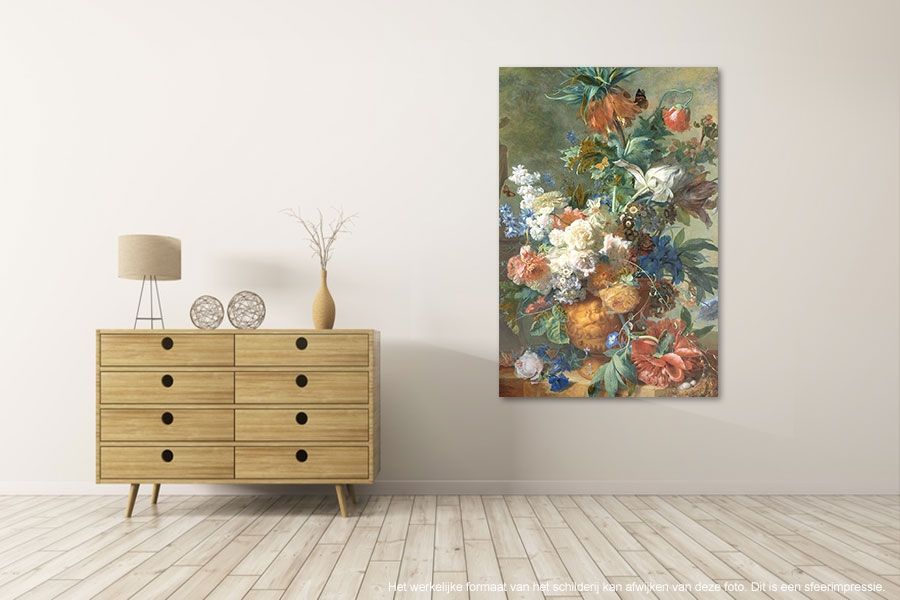 Bloemstillevens Rijksmuseum - Canvas schilderijen 11 - 60 x 90 cm