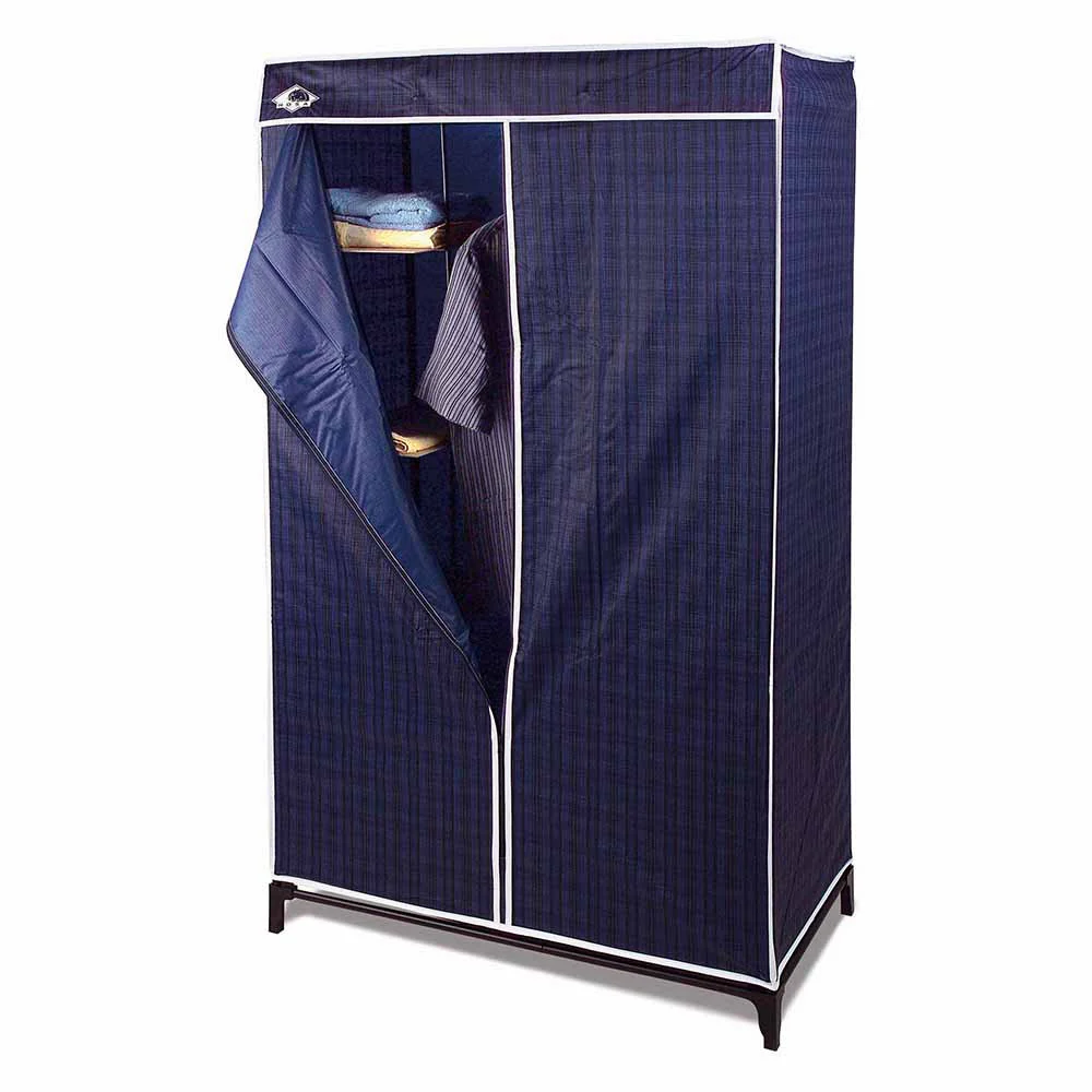 Hosa W Pvc 3 Shelves Wardrobe - Detachable Camping Wardrobe