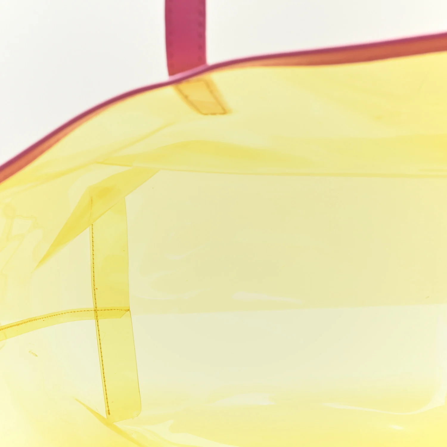 Vinyl Calfskin 90s Logo Tote Yellow - Top Club