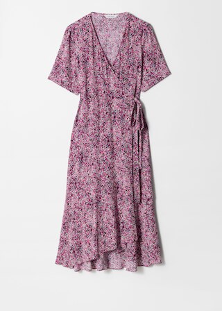 & Other Stories WRAP MIDI DRESS