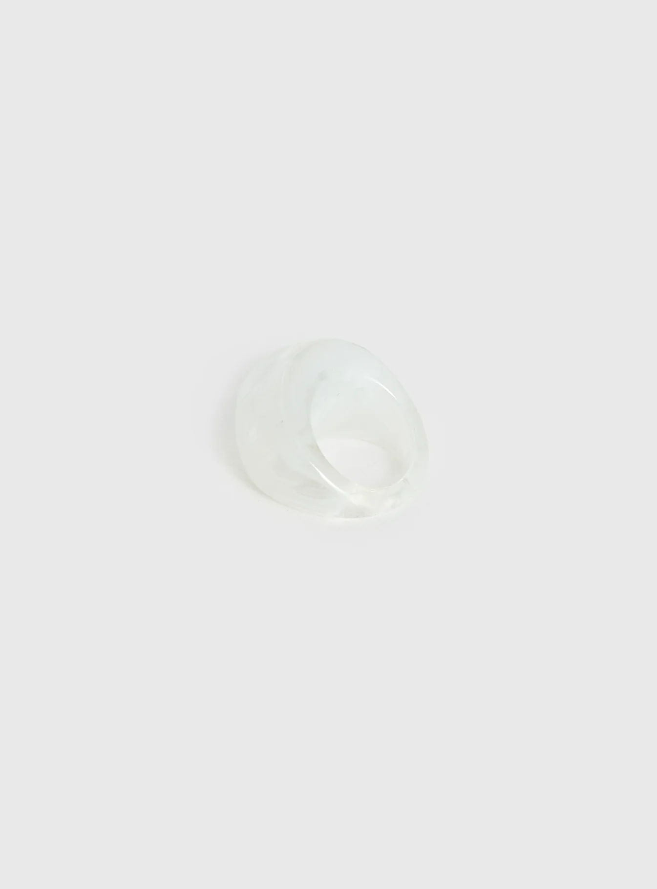 Britley Resin Ring Clear