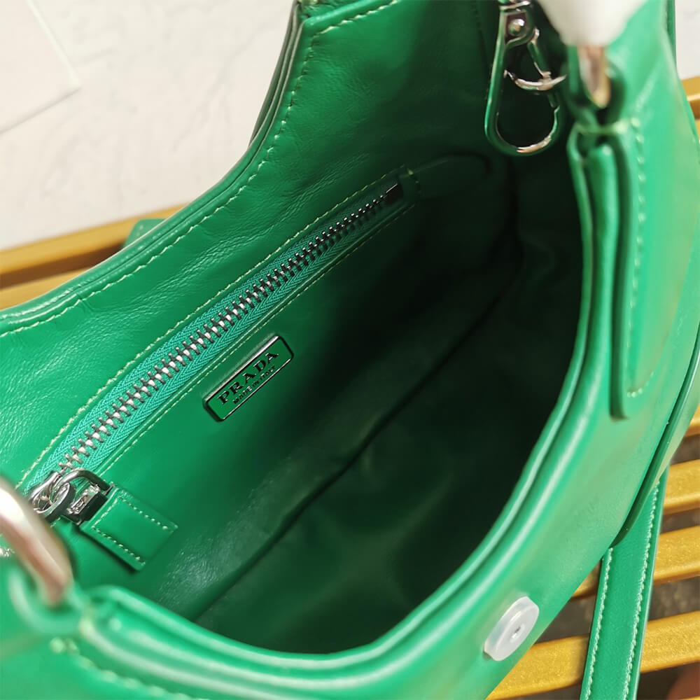 Prada Moon padded nappa-leather bag - Top Club