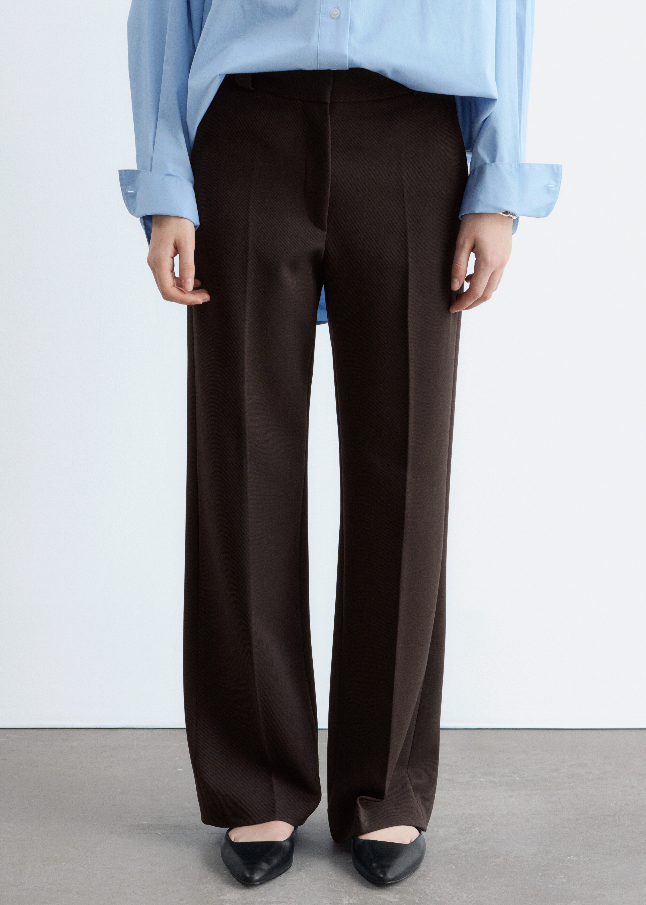 & Other Stories STRAIGHT PRESS-CREASE TROUSERS