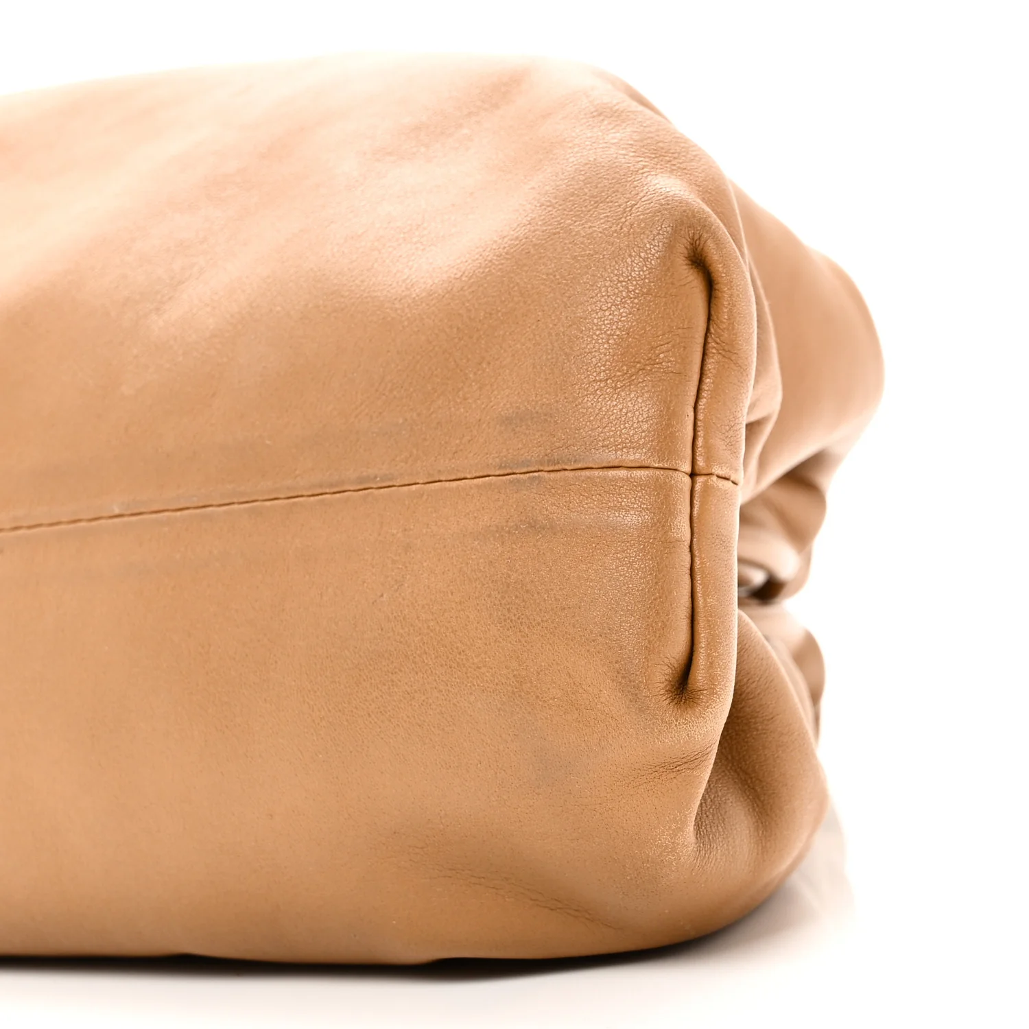 Calfskin Teen Pouch Caramel - Top Club