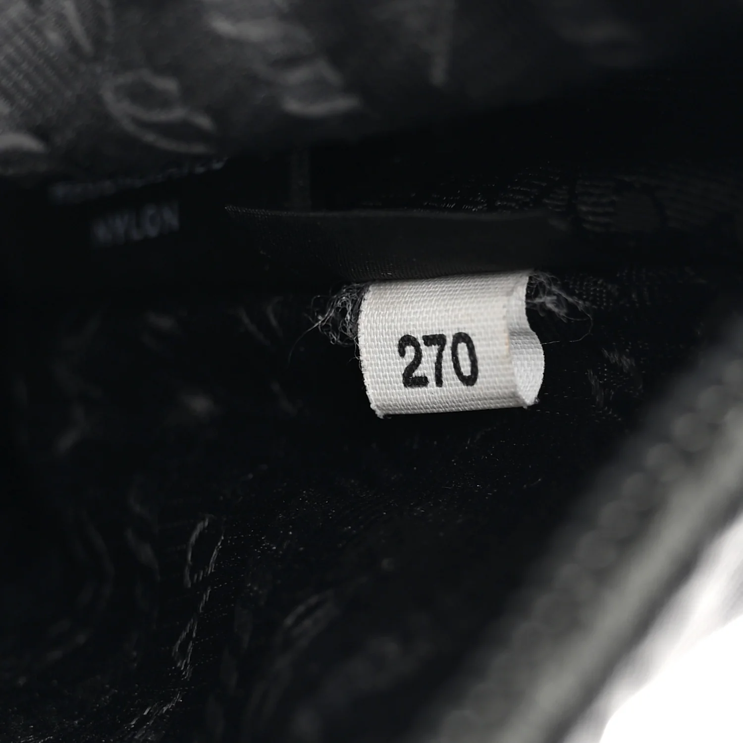 Tessuto Nylon Mini Re-Edition 2000 Bag Black - Top Club
