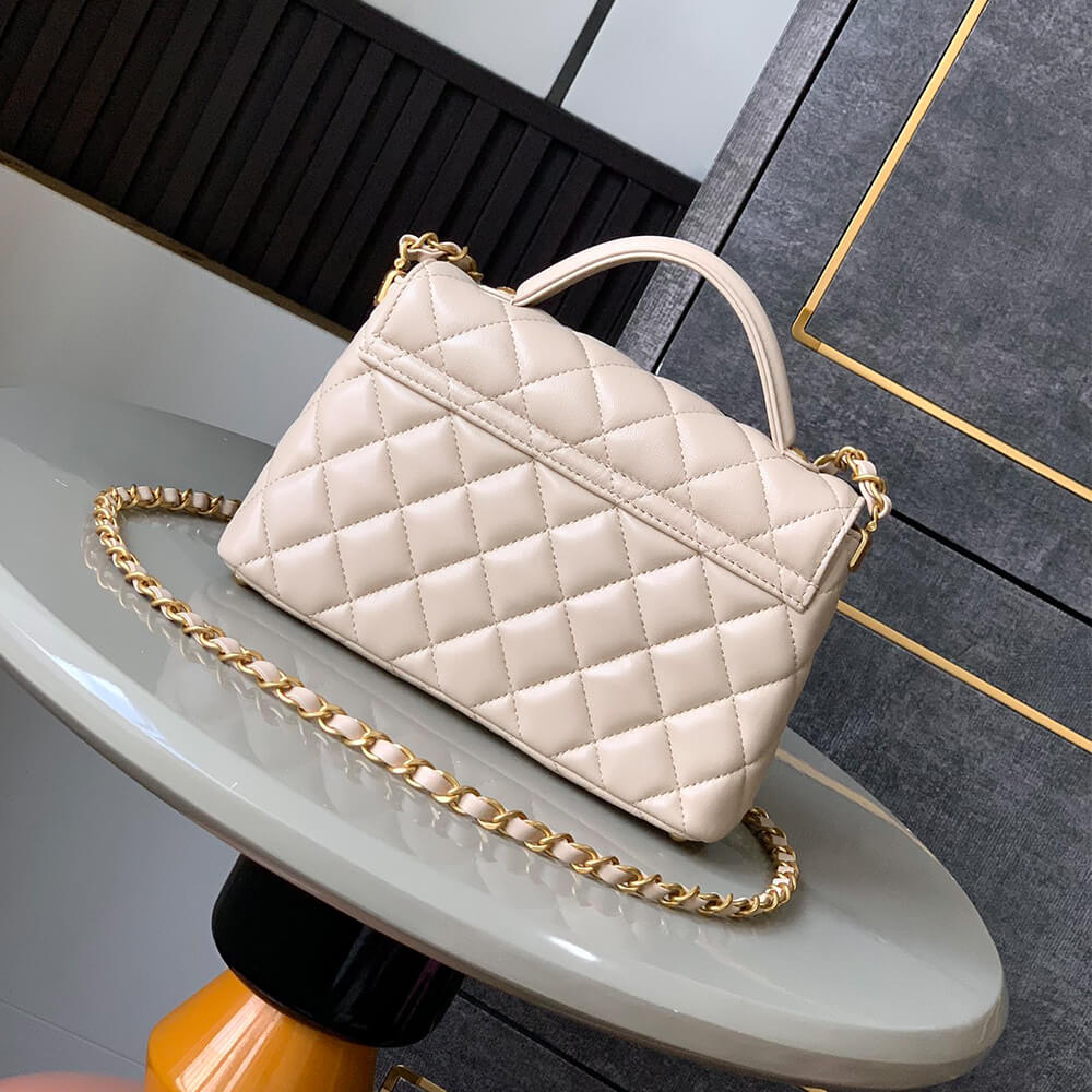 CHANEL Small Flap Bag with Top Handle(HIGH-END GRADE) - Top Club