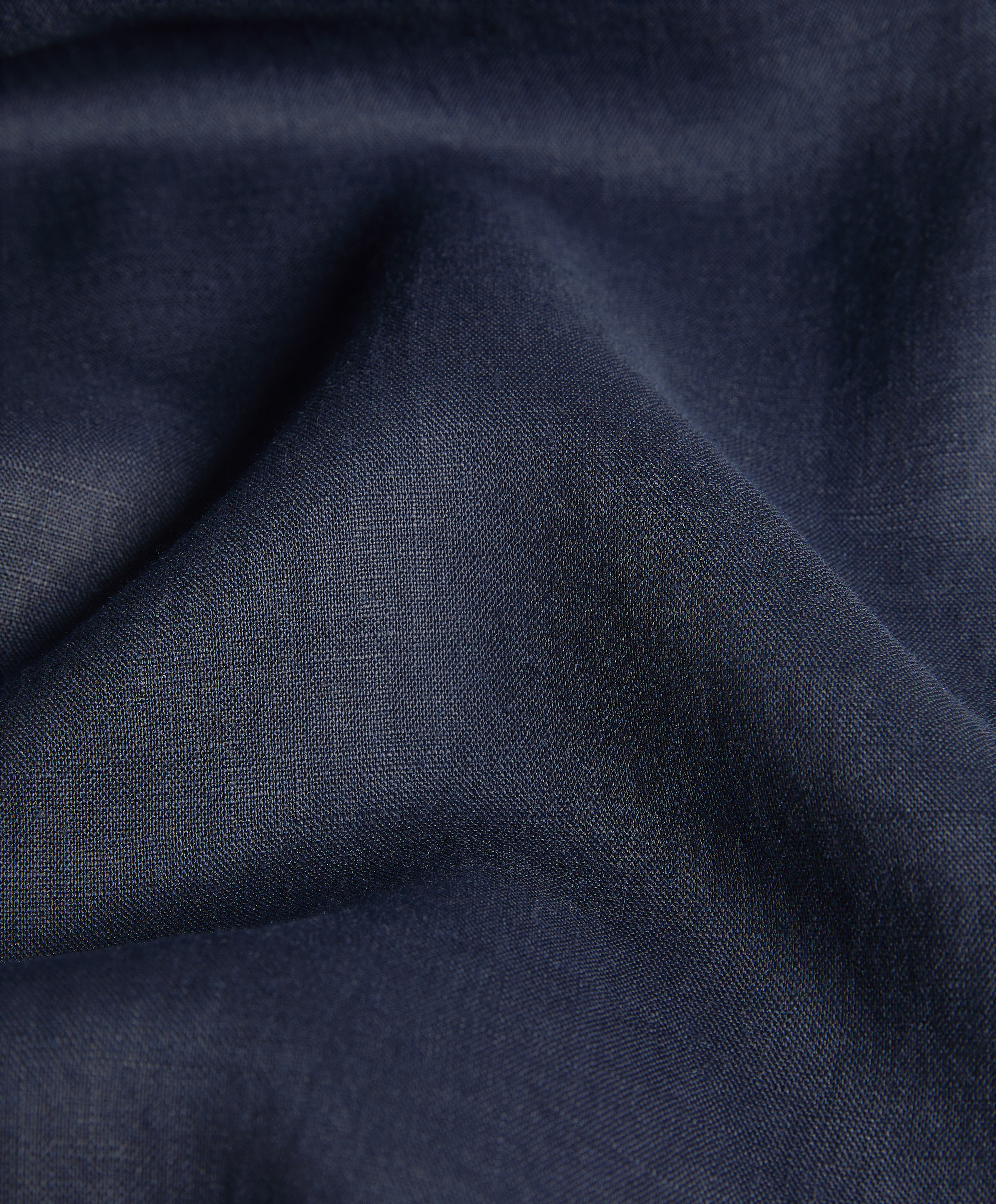 OYSHO Trousers with linen appliqué along the sides