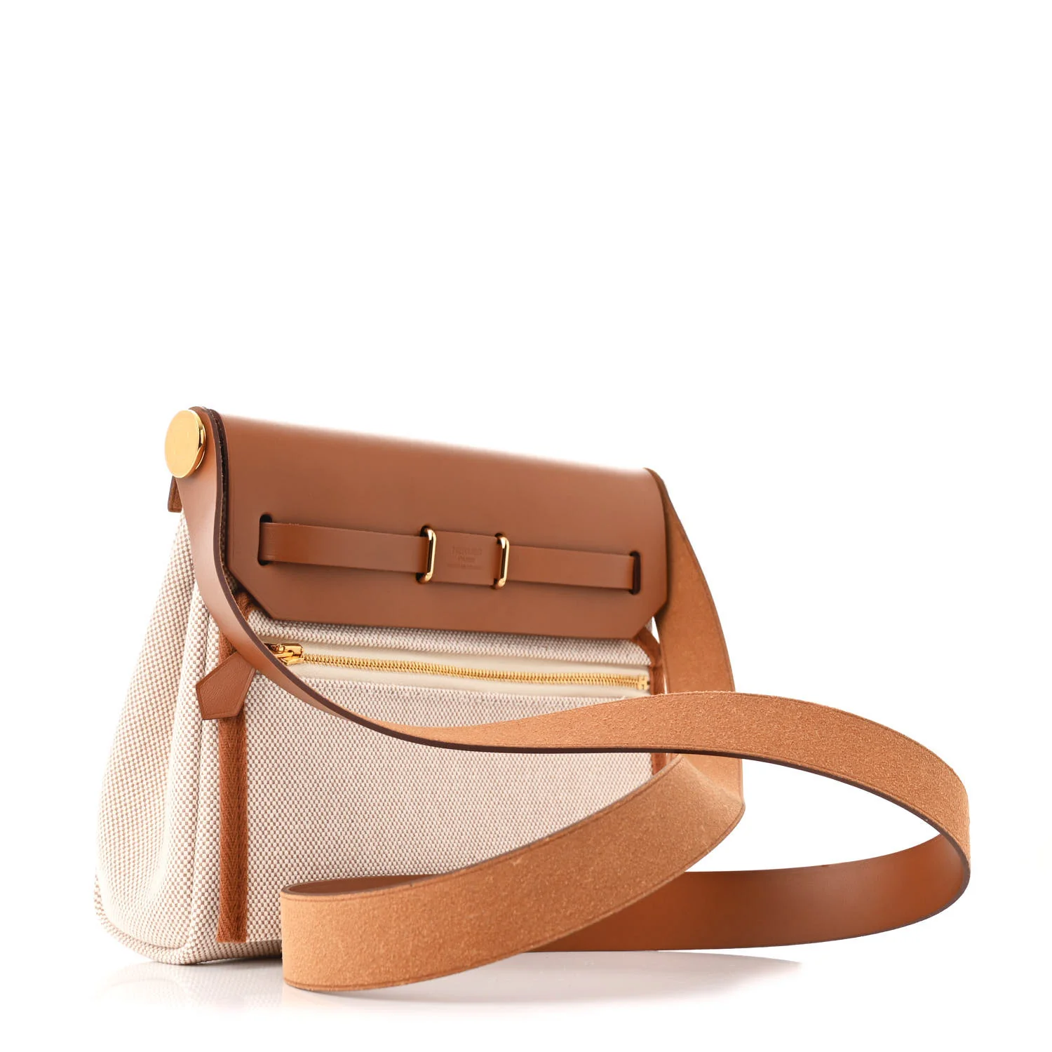 Military Toile Vache Hunter Herbag Zip Retourne 20 Ecru Beige Fauve - Top Club