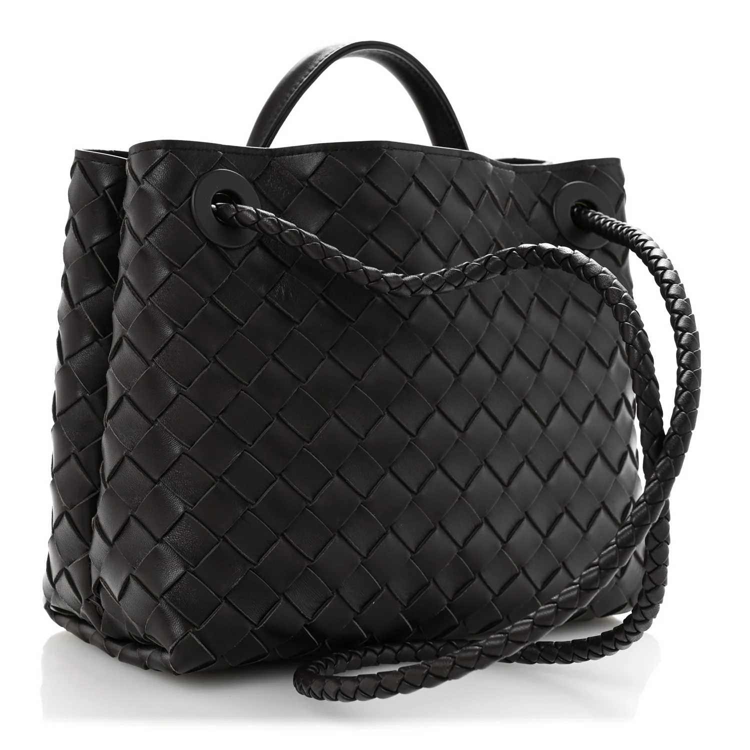 Nappa Intrecciato Small Andiamo Shoulder Bag Fondant - Top Club