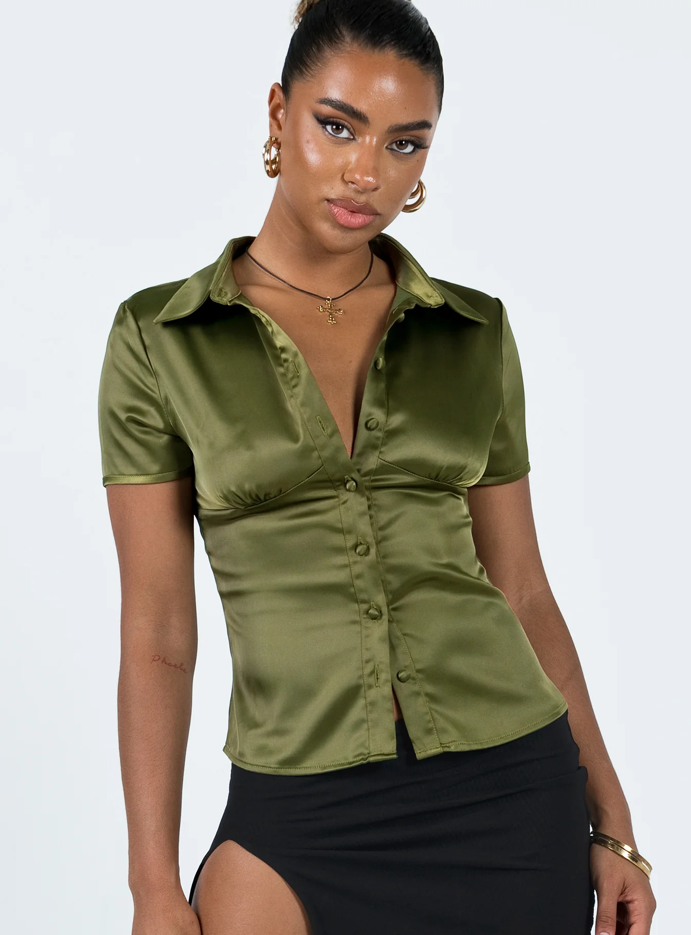 Bessie Top Khaki
