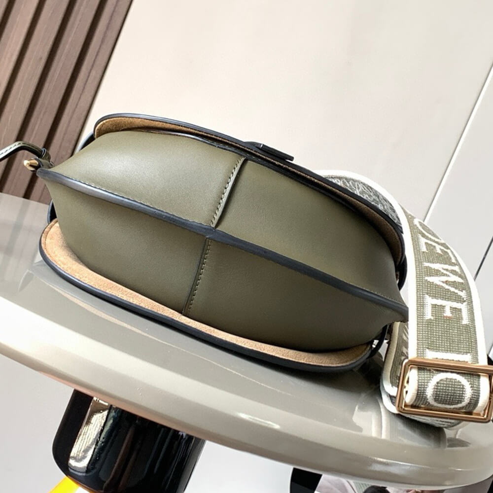 Loewe Small Gate bag in soft calfskin and jacquard - Top Club