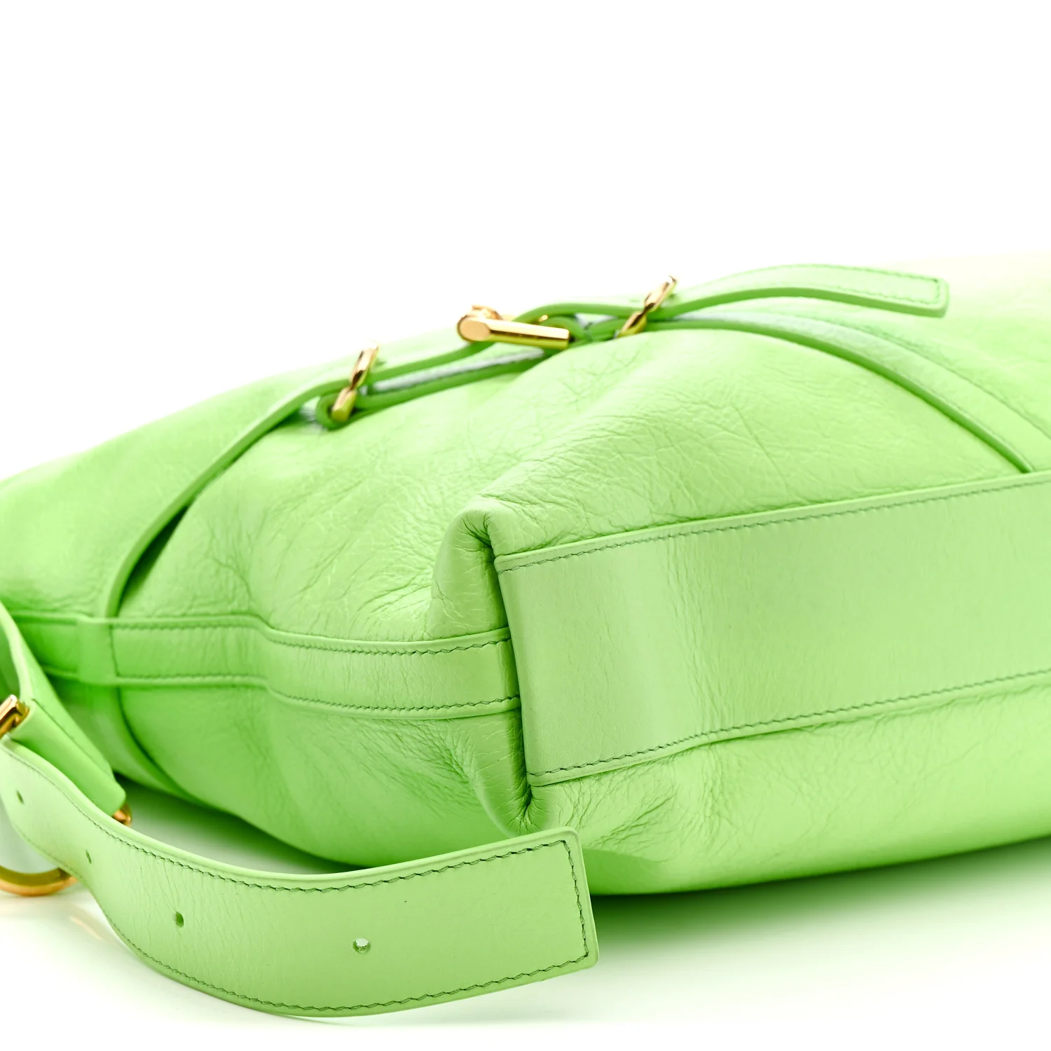 Calfskin Medium Voyou Bag Green - Top Club