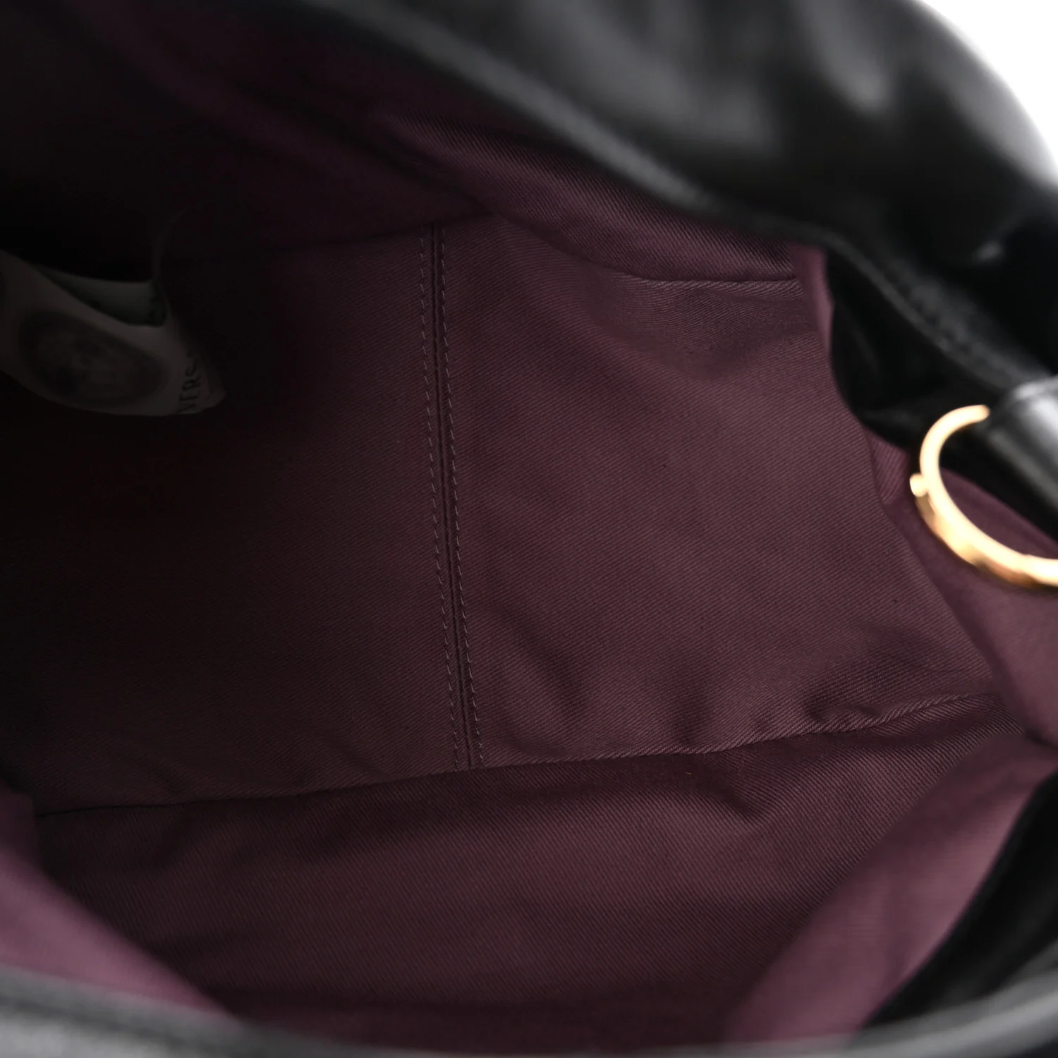 Nappa Medusa Chain Shoulder Bag Black - Top Club