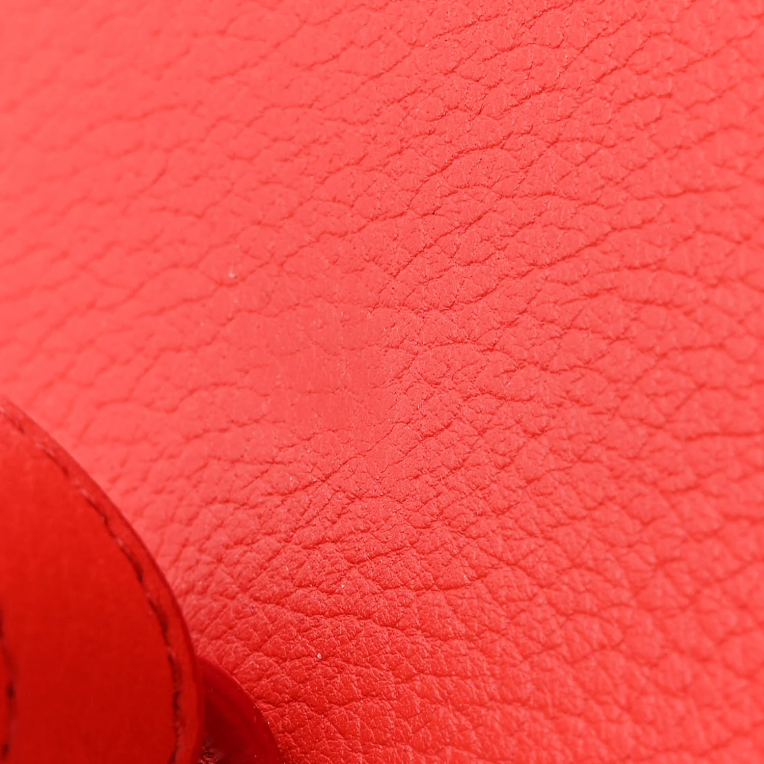 Crisped Calfskin Small Tie Knot Tote Vermillion - Top Club