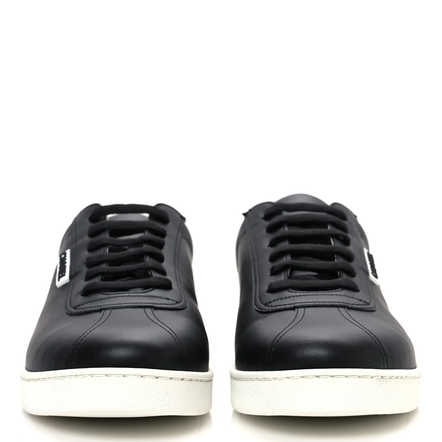 Calfskin CC Mens Sneakers 44 Black - Top Club