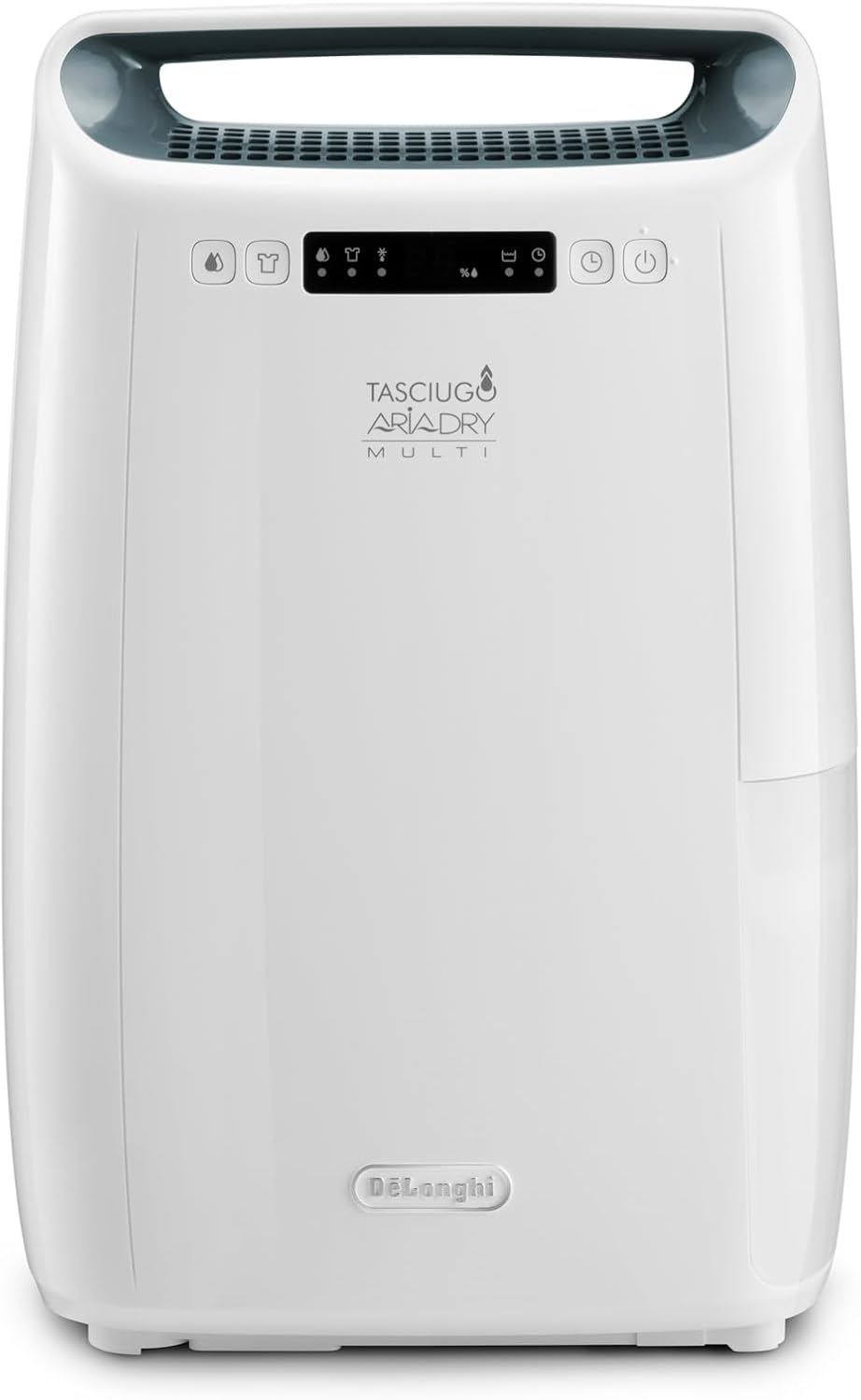 AriaDry DEXD216RF, deumidificatore multiuso elimina l'umidità a casa con filtrazione a 3 azioni, funzione di asciugatura, umidificazione 16L/giorno, R290, serbatoio acqua rimovibile, bianco