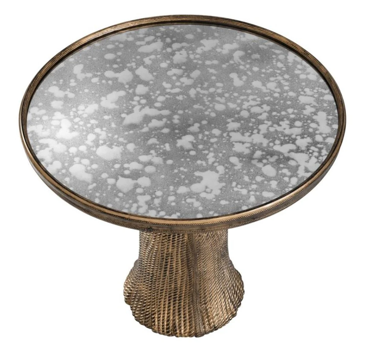 Luxury side table antique gold Ø 53.5 x H. 40 cm - luxury living room furniture