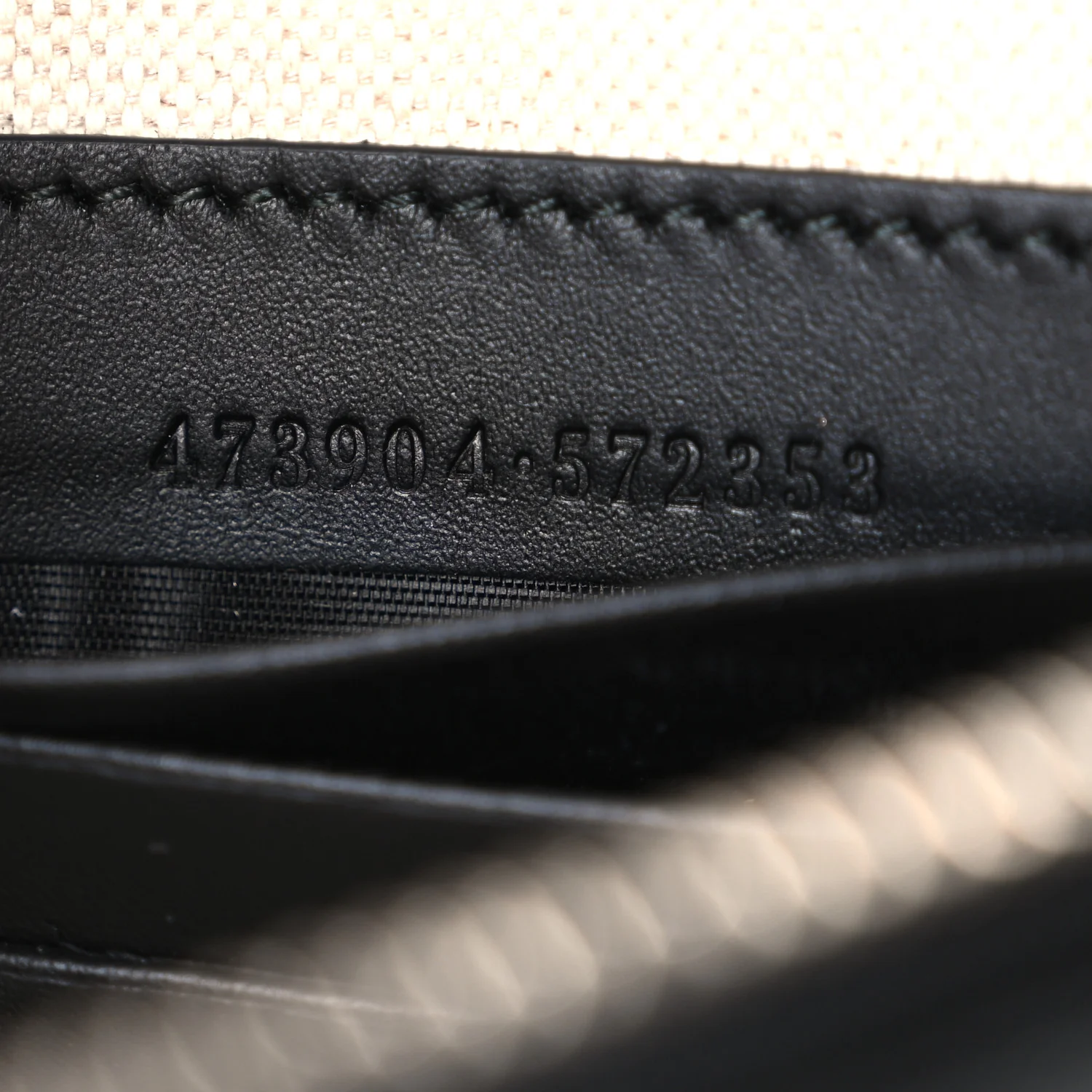 GG Supreme Monogram Kingsnake Zip Wristlet Pouch Black Grey - Top Club